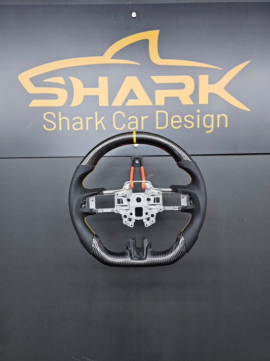 18-23 Ford Mustang GT Carbon Fibre Steering Wheel.