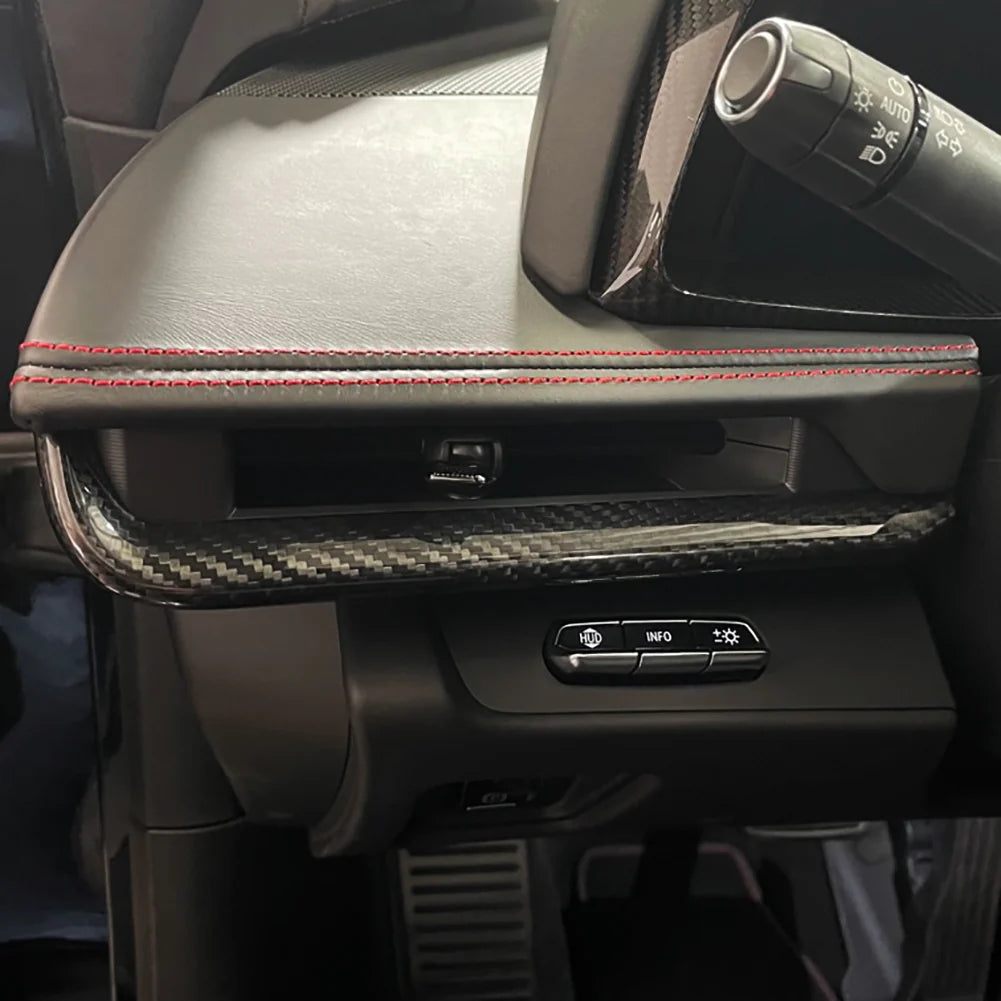 C8 Corvette Dash Trim 3 Piece Kit : Carbon Fiber