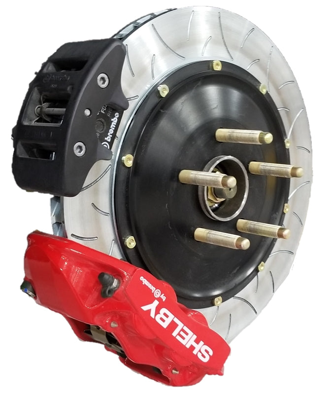 2015-2023 Shelby Brembo GT Series 4-Piston Rear Black/Red Brake Kit