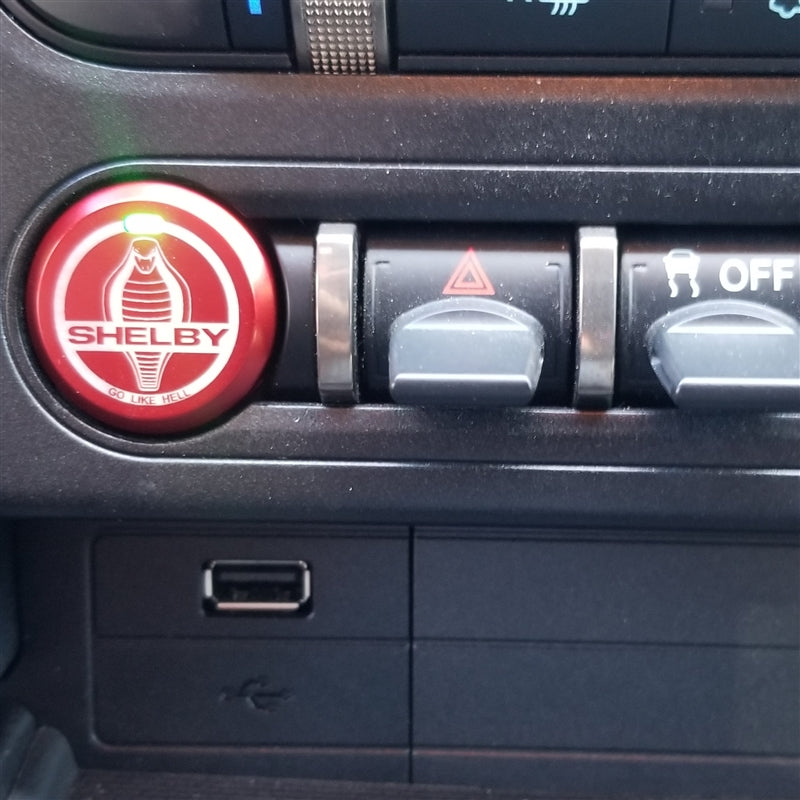 2015-2023 Shelby Billet "GO LIKE HELL" Start Button