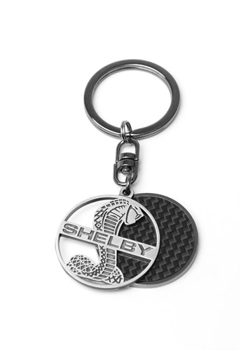 Shelby Carbon Fiber Keychain