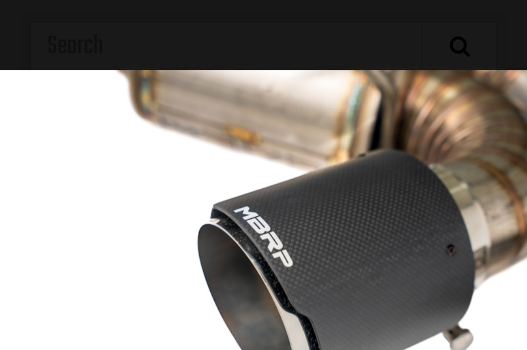 MBRP C8 Corvette 3" Stainless Steel NPP Valved Catback Exhaust - Quad Tips w/ Carbon Fiber Tips