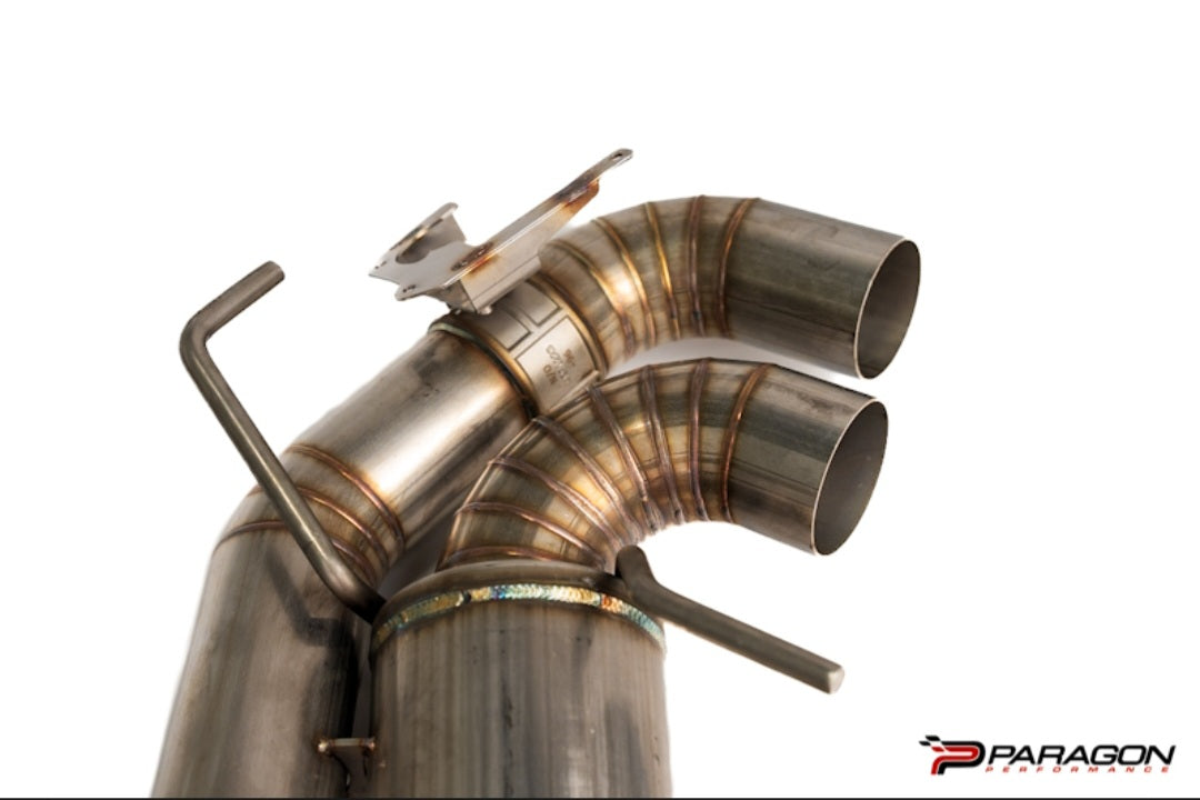 MBRP C8 Corvette 3" Stainless Steel NPP Valved Catback Exhaust - Quad Tips w/ Carbon Fiber Tips