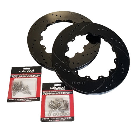 2015-2023 WILWOOD FRONT ROTORS KIT (SERVICE REPLACEMENT)
