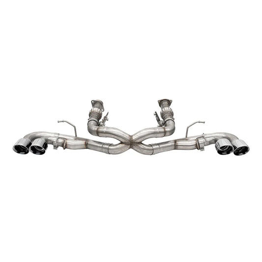 C8 Corvette Exhaust System - Corsa Xtreme Sound Level 3.0" Cat-back Quad 4.5"