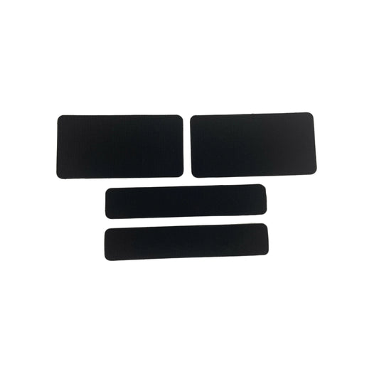 C8 Corvette Sun Visor Warning Label Covers : Onyx Black Knit