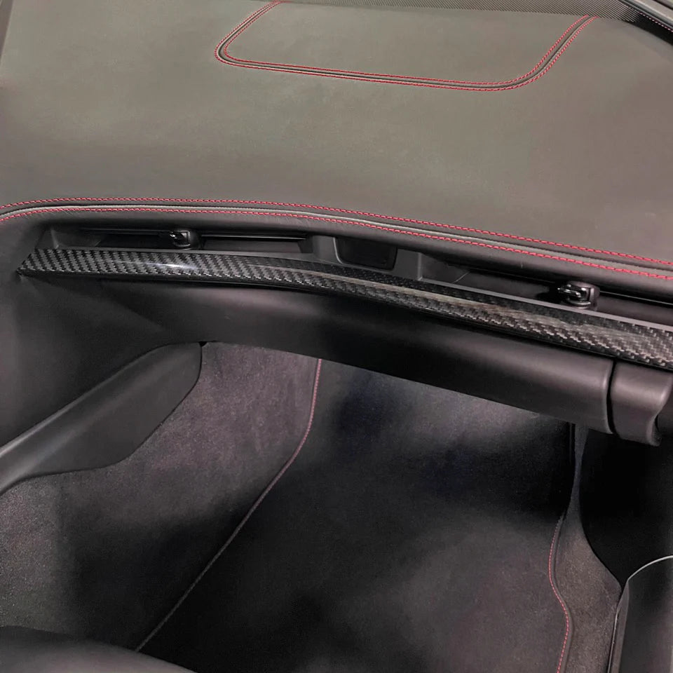 C8 Corvette Dash Trim 3 Piece Kit : Carbon Fiber