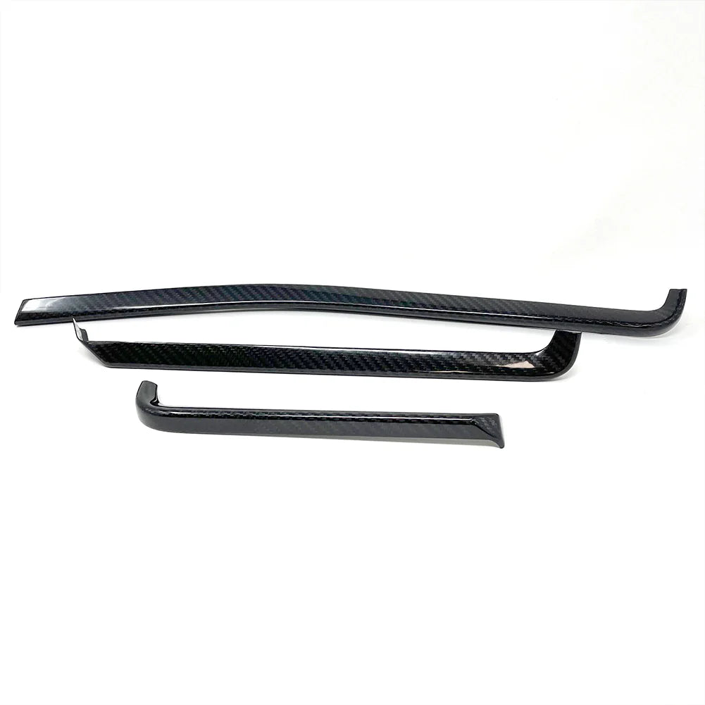 C8 Corvette Dash Trim 3 Piece Kit : Carbon Fiber