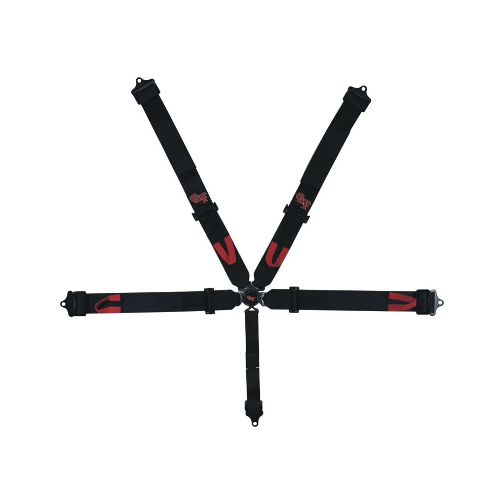 Corvette Shoulder Harness Cam Lock G-Force Racing - 5 Point : Black