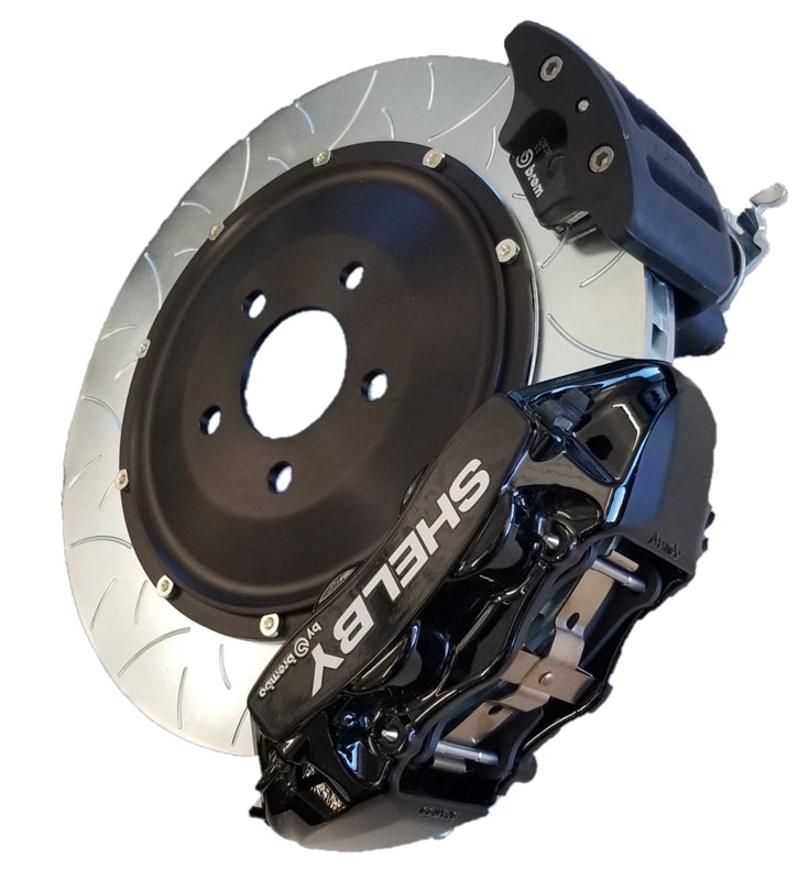 2015-2023 Shelby Brembo GT Series 4-Piston Rear Black/Red Brake Kit