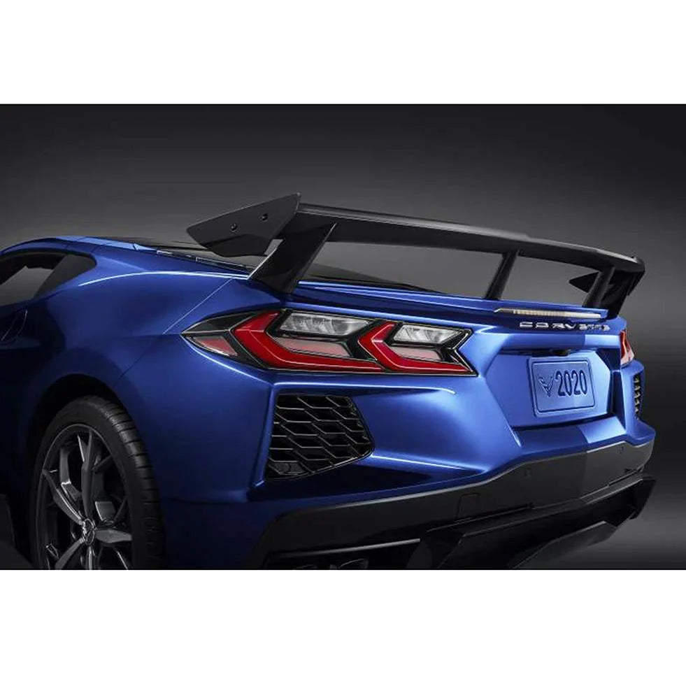 Next Generation C8 Corvette High Wing Spoiler - Carbon Flash