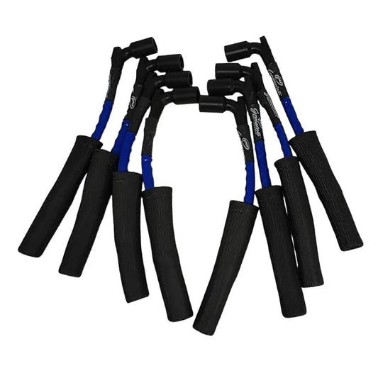 Corvette Spark Plug Wires (Set) - Granatelli Motorsports High Temp Silicone Jacketing w/ Fire Sleeve 8mm "0 ohm" : C8 2020- 2025 LT2 Corvette