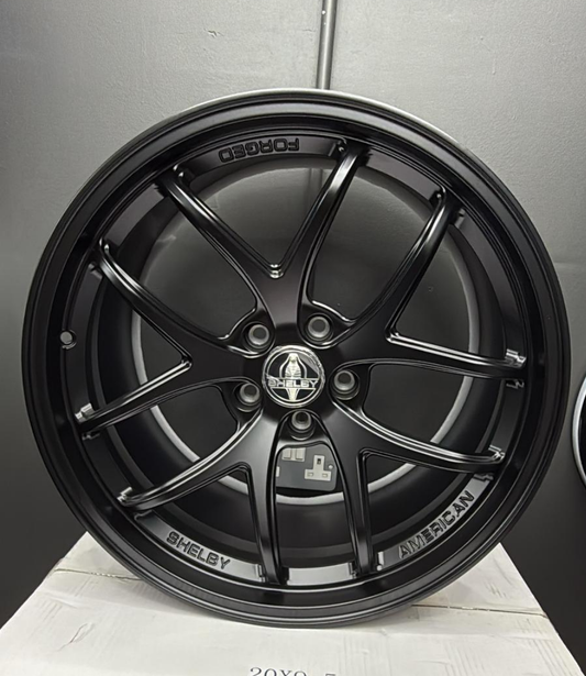 Shelby 50th Anniversary Super Snake Black Finish Wheel Set