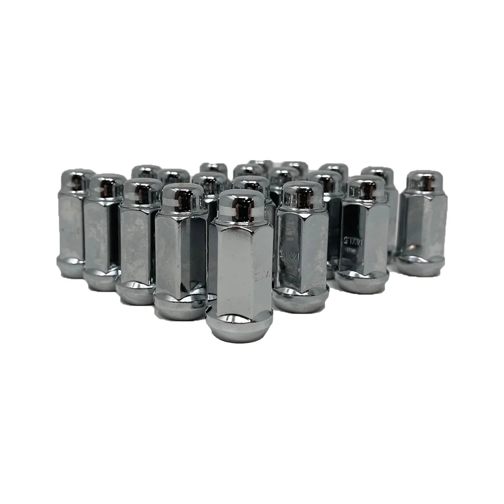 Corvette Lug Nuts - Chrome 19mm (Set) : 2020 - 2025 C8
