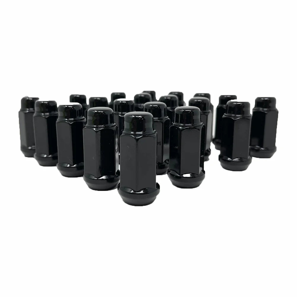 Corvette Lug Nuts - Gloss Black 19mm (Set) : 2020 - 2023 C8