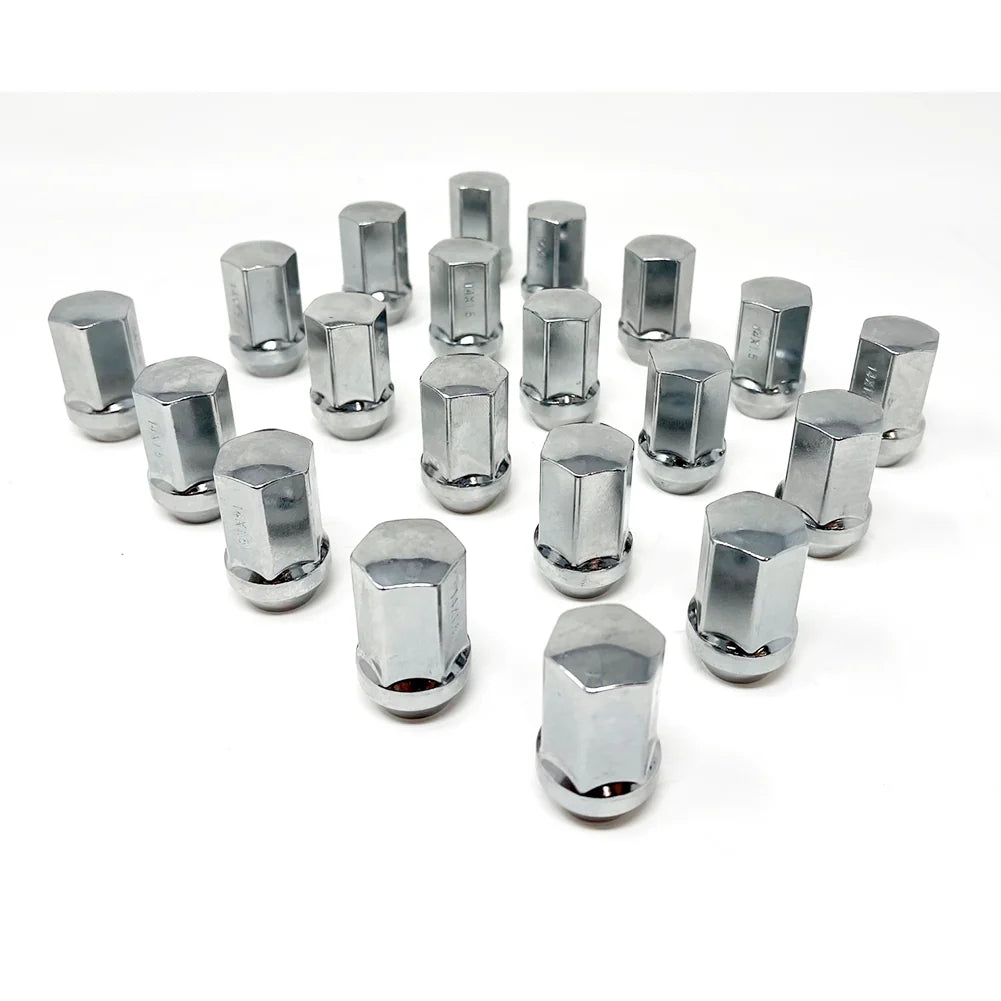 Corvette Lug Nuts - Chrome 22mm (Set) : 2020 - 2025 C8