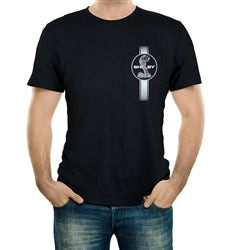 Shelby Muscle Stripe Black T-Shirt