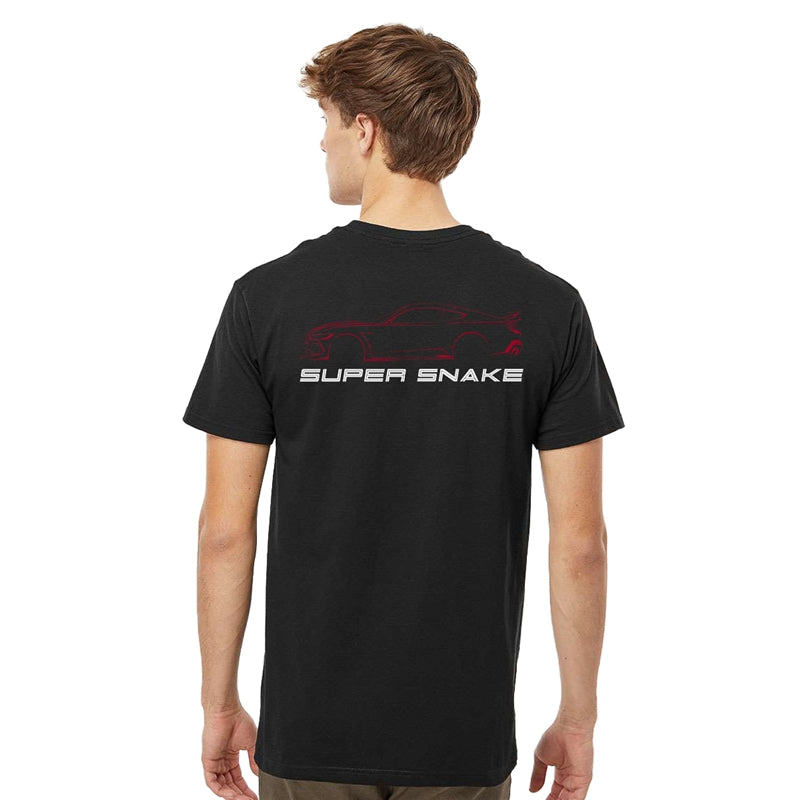 Shelby 2024 Super Snake Silhouette Tee - Black