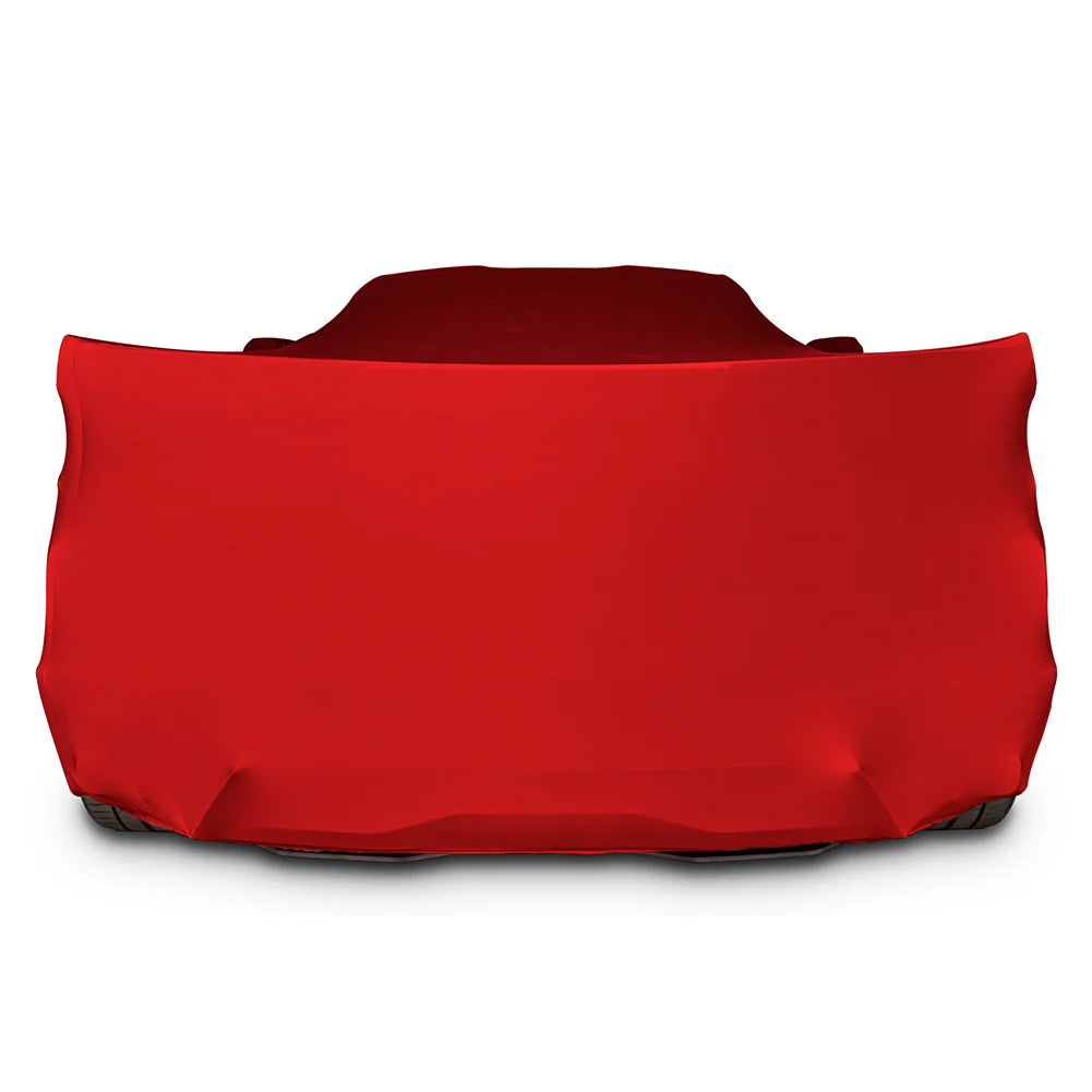 Corvette Ultraguard Stretch Satin Car Cover - Red - Indoor : C8 Stingray, Z51, Z06