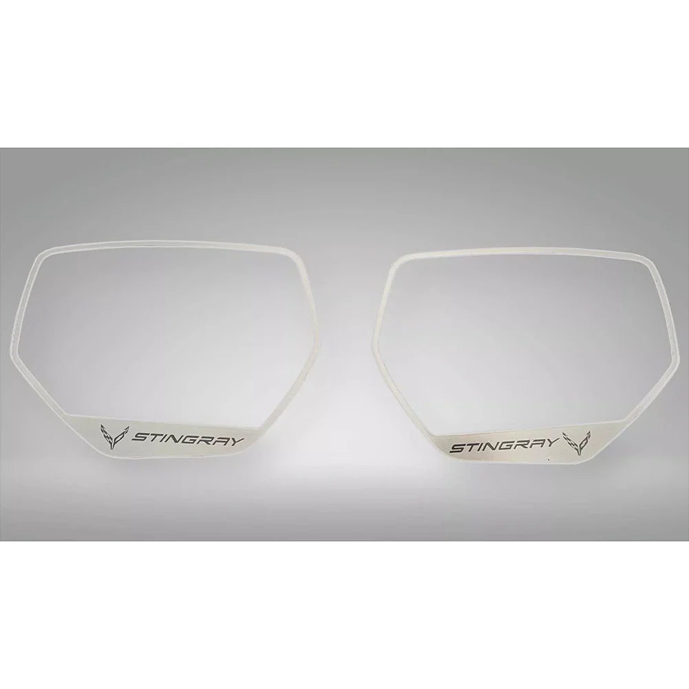 Corvette Side View Mirror with Stingray Script 2Pc : C8 Stingray, Z51, Z06