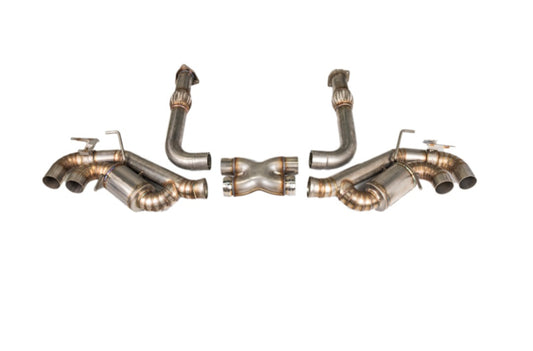 MBRP C8 Corvette 3" Stainless Steel NPP Valved Catback Exhaust - Quad Tips w/ Carbon Fiber Tips