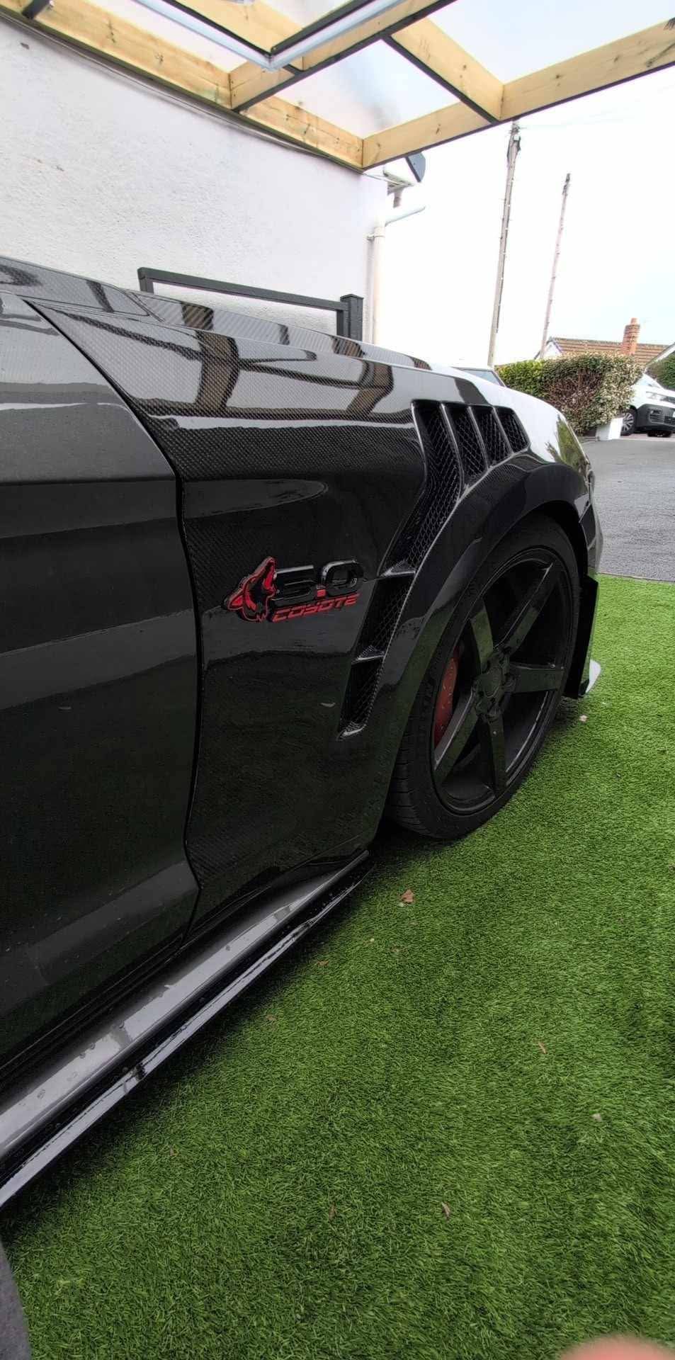 18-23 Ford Mustang GTD Style Front Fenders Pair (Carbon Fibre)