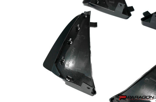 Paragon C8 Corvette Extended Splash Guards - Carbon Flash