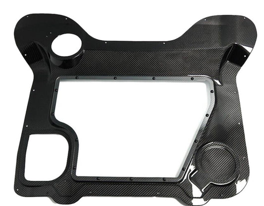 Paragon C8 Corvette Carbon Fiber Clear Engine Bay Cover - Convertible